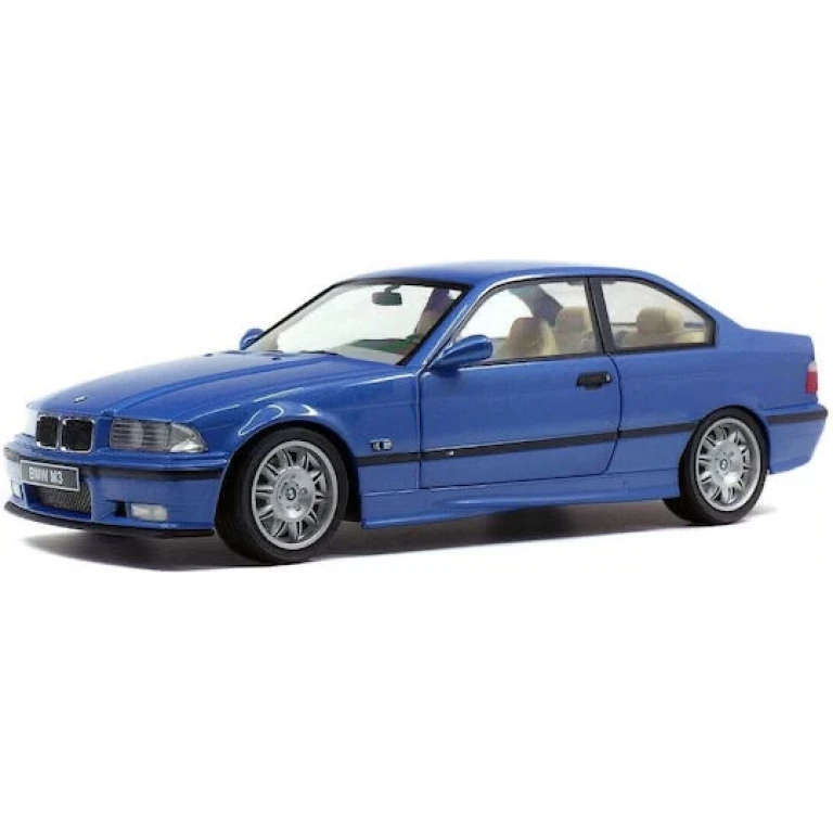 Macheta BMW e36 coupe m3 1990 albastru scara 1/18 Solido