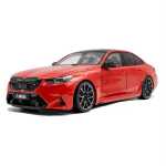 Macheta BMW M5 2025 rosu G90 sedan scara 1/18 Solido - imagine 8