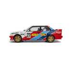 Macheta BMW M3 e30 1986 #27 Kawamoto Anthony reid jtcc scara 1/18 rosu albastru si alb - imagine 5