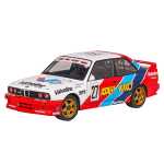 Macheta BMW M3 e30 1986 #27 Kawamoto Anthony reid jtcc scara 1/18 rosu albastru si alb - imagine 6