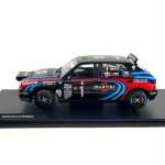 Macheta Lancia Delta integrale. tri. to biason a. sacco monte carlo scara 1/18 negru rosu si albastru - imagine 5