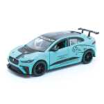 Macheta Jaguar i-pace etrophy scara 1/36 albastru
