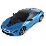 Macheta Bmw i8 2015 albastru scara 1/24 Welly