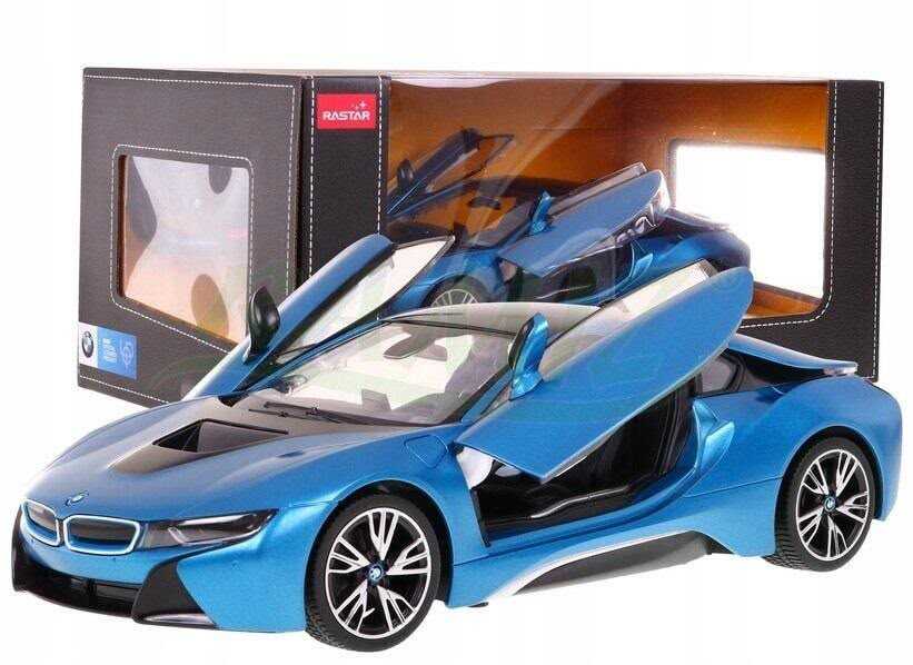 WhatsApp Image 2026-07-16 at 15.00.44 (2) Macheta Bmw i8 2015 albastru scara 1/24 Welly