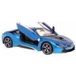 Macheta Bmw i8 2015 albastru scara 1/24 Welly - imagine 4
