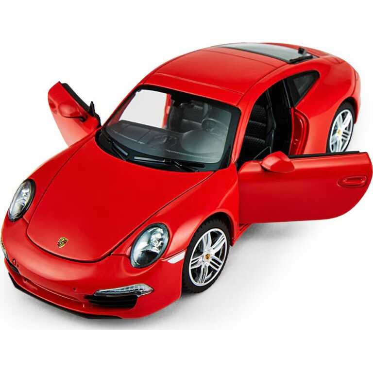 Macheta Porsche 911 rosu scara 1/24 Welly