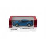 Macheta Porsche 911 rallye scara 1/32-38 blue in window box
