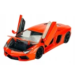 Macheta Lamborghini Aventador LP700-4 scara 1/18 portocaliu - imagine 5