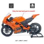 Macheta motocicleta KTM rc 8c scara 1/12 portocaliu