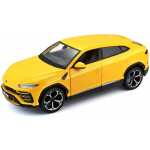 Macheta Lamborghini Urus galben scara 1/24