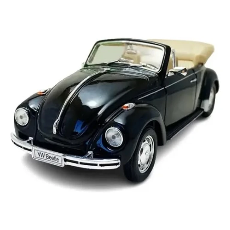 Macheta Volkswagen Beetle cabrio 1960 scara 1/24 negru