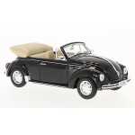 Macheta Volkswagen Beetle cabrio 1960 scara 1/24 negru - imagine 4