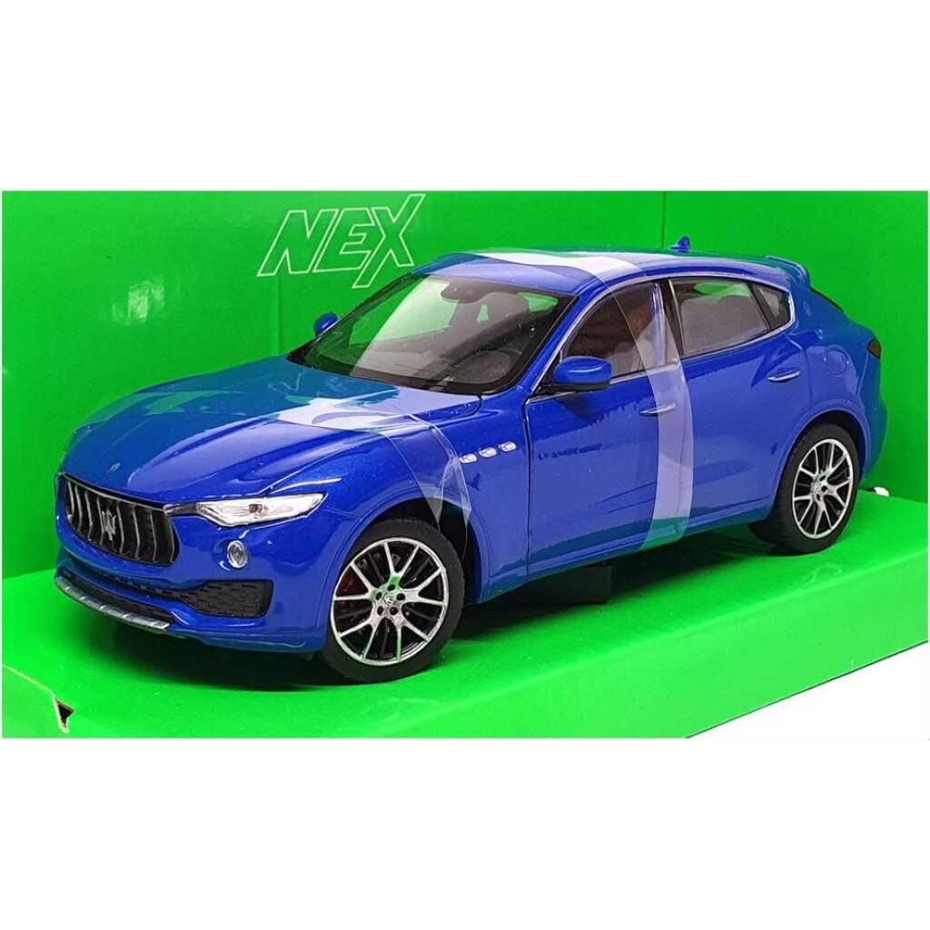 Macheta Maserati Levante 2017 scara 1/24 albastru
