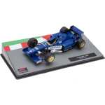 Macheta Formula 1 1996 ligier js43 #9 Olivier Panis scara 1/43 albastru si alb