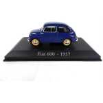 Macheta Fiat 600 scara 1/43 albastru 1957 - imagine 6