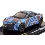 Macheta Renault Alpine a110 Marele Premiu al Frantei 2022 scara 1/43 albastru rosu si negru