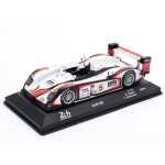 Macheta Audi R8 #5 24h LeMans scara 1/43 alb rosu si negru