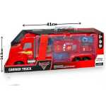 Camion Transportor Cars cu 5 Masinute Lumini si Sunete 41 cm