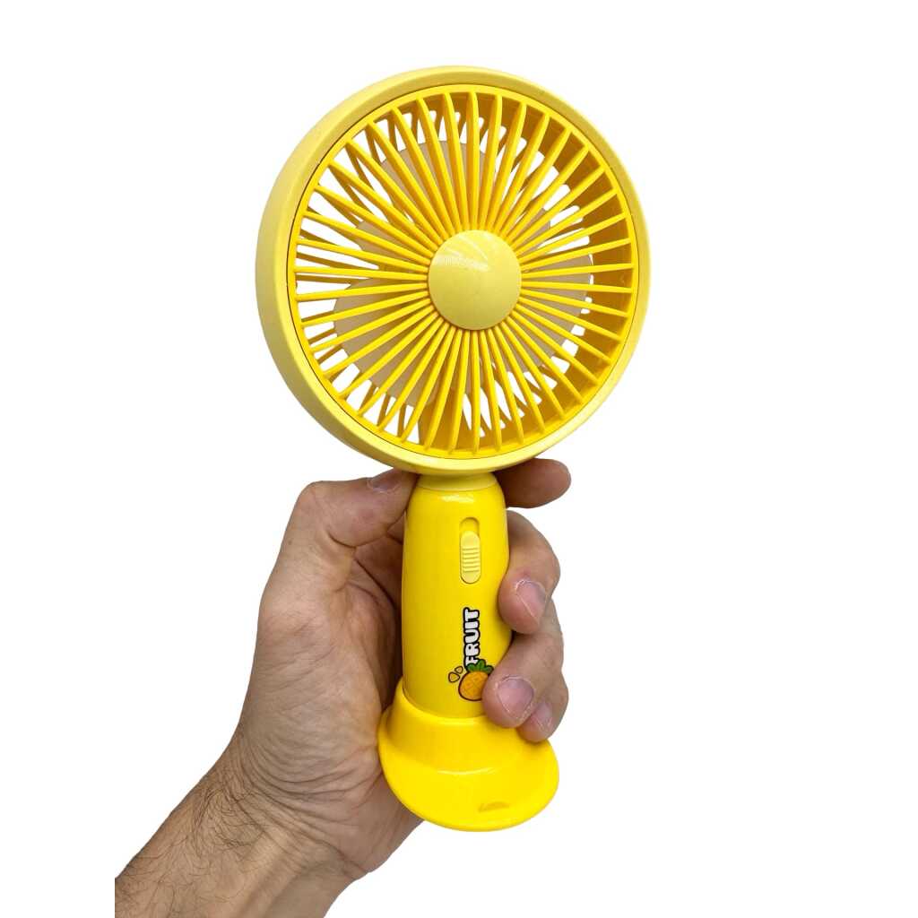 Ventilator Portabil de mana reincarcabil USB-C cu Suport Detasabil