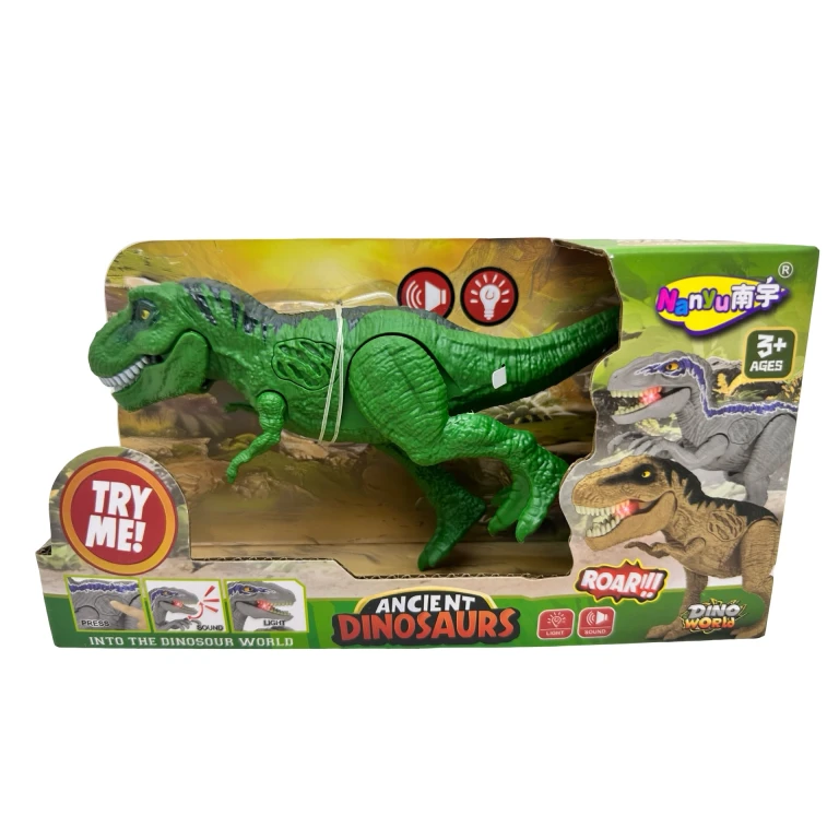 Dinozaur T-Rex cu Lumini si Sunete 12 cm