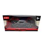 Macheta Auto Koenigsegg Jesko Attack Negru 1:32 Metal Die-Cast cu Lumini si Sunete