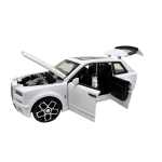Macheta Auto Rolls-Royce Cullinan alb cu Rulota 1:32 Metal Die-Cast Lumini si Sunete - imagine 10