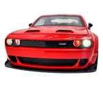 Macheta Auto Dodge Challenger SRT Hellcat Rosu 1:24 Metal Die-Cast cu Lumini si Sunete - imagine 13