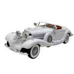 Macheta Auto Mercedes-Benz 500K alb Special Roadster 1936 1:18 Metal Die-Cast