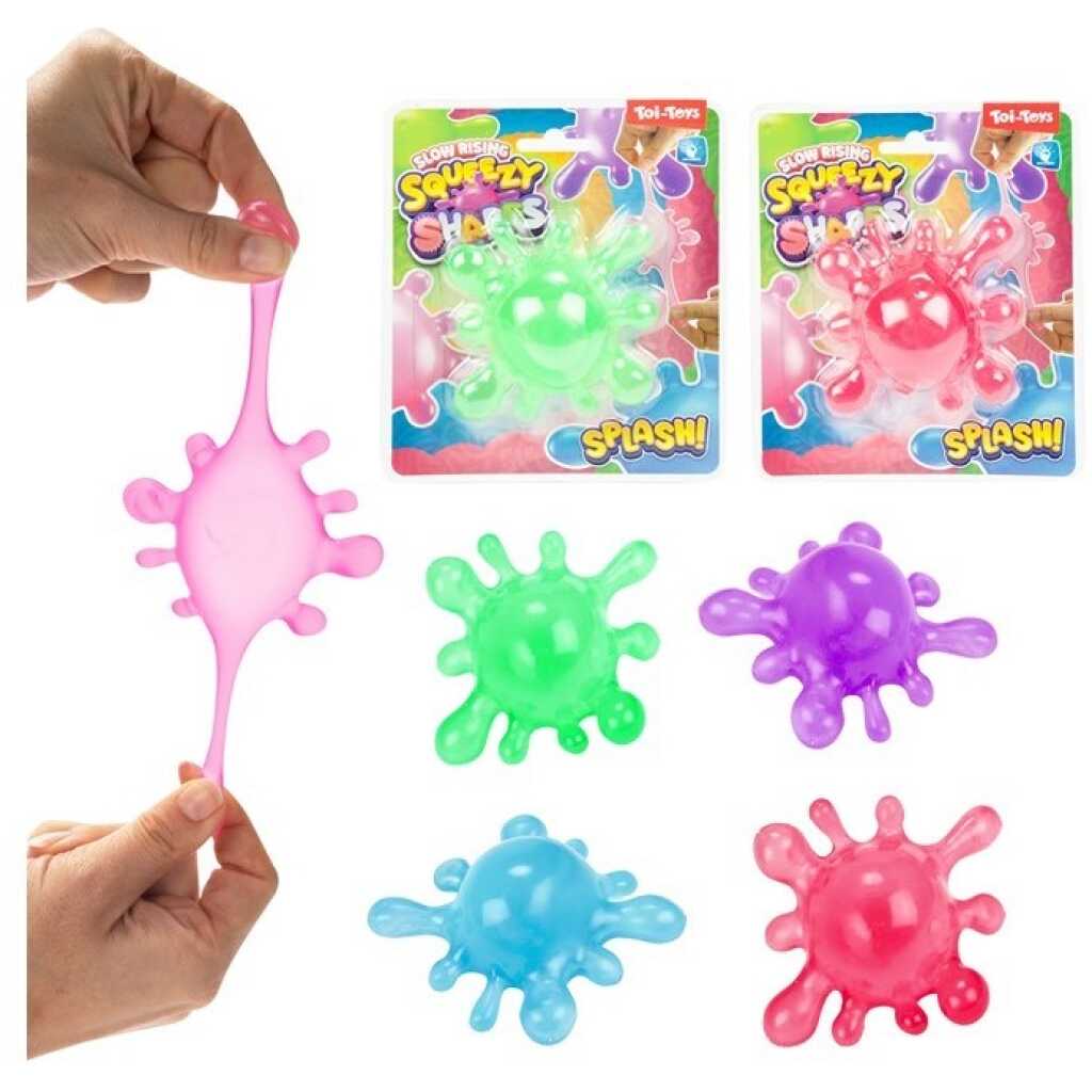 Jucarie Squishy Splash Elasticoasa Slow Rising 10 cm Diverse Culori