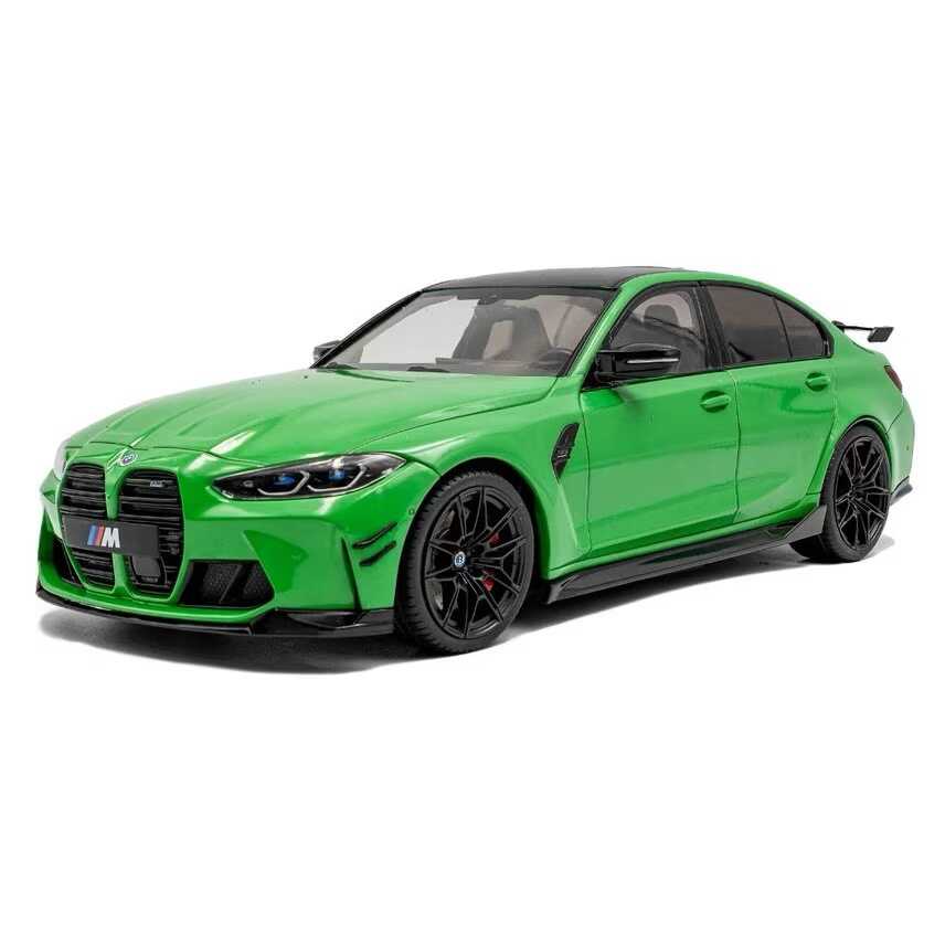 img_0586 Macheta BMW M3 G80 performance parts 2024 scara 1/18 verde Solido - imagine 1