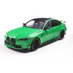 Macheta BMW M3 G80 performance parts 2024 scara 1/18 verde Solido - imagine 2