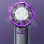 Ventilator portabil cu sistem de producere gheata Peltier Ice Cooling viteza turbo si afisaj display digital - imagine 4