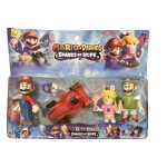 Set figurine Mario cu masina si accesorii