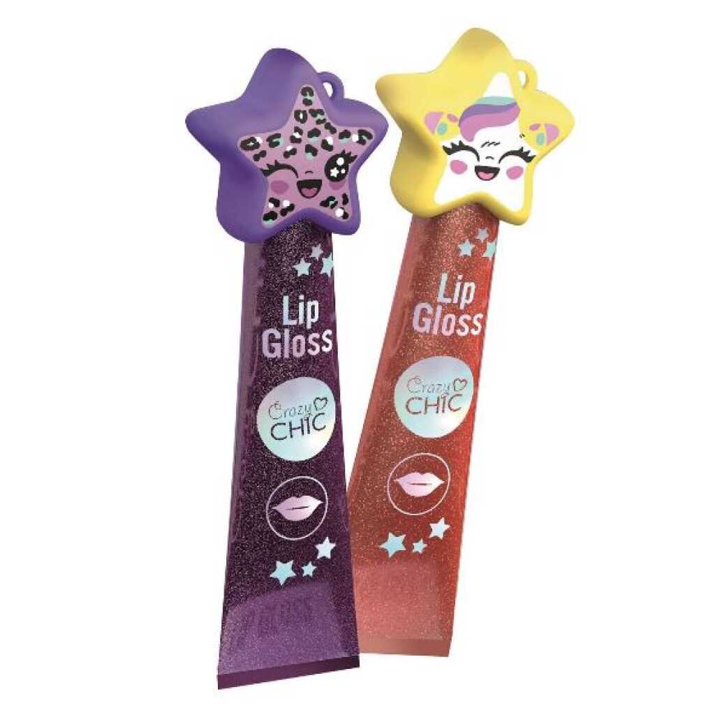 Luciu de buze pentru copii roll on Crazy Chic Summer Make Up Clementoni