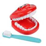 Set de joaca trusa doctor dentist stomatolog in valiza cu accesorii 10 piese 13x21 cm - imagine 2