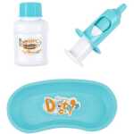 Set de joaca trusa doctor dentist stomatolog in valiza cu accesorii 10 piese 13x21 cm - imagine 4