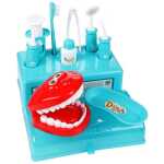 Set de joaca trusa doctor dentist stomatolog in valiza cu accesorii 10 piese 13x21 cm - imagine 6