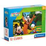 12 Cuburi Tip Puzzle - Mickey Mouse Club House