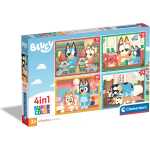 Set puzzle progresiv Bluey Clementoni 4 in 1 12 16 20 24 piese