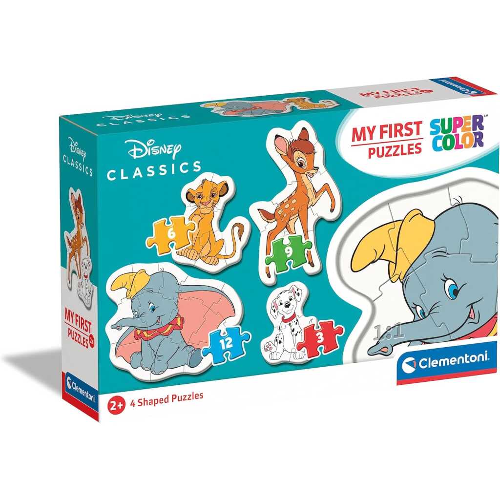 Set puzzle din carton progresiv Clementoni My First Puzzles Disney Classics 4 in 1