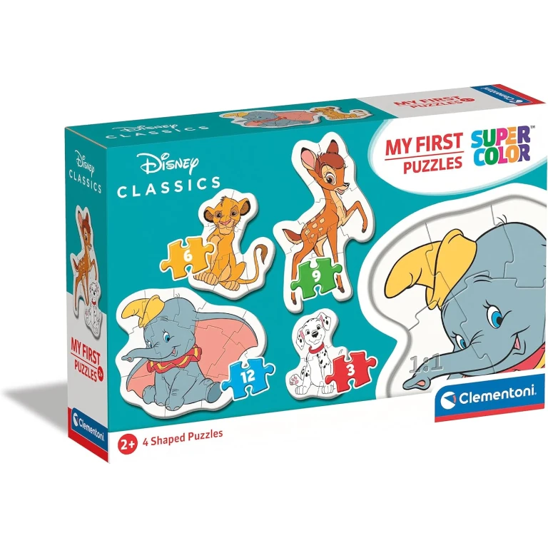 Set puzzle din carton progresiv Clementoni My First Puzzles Disney Classics 4 in 1