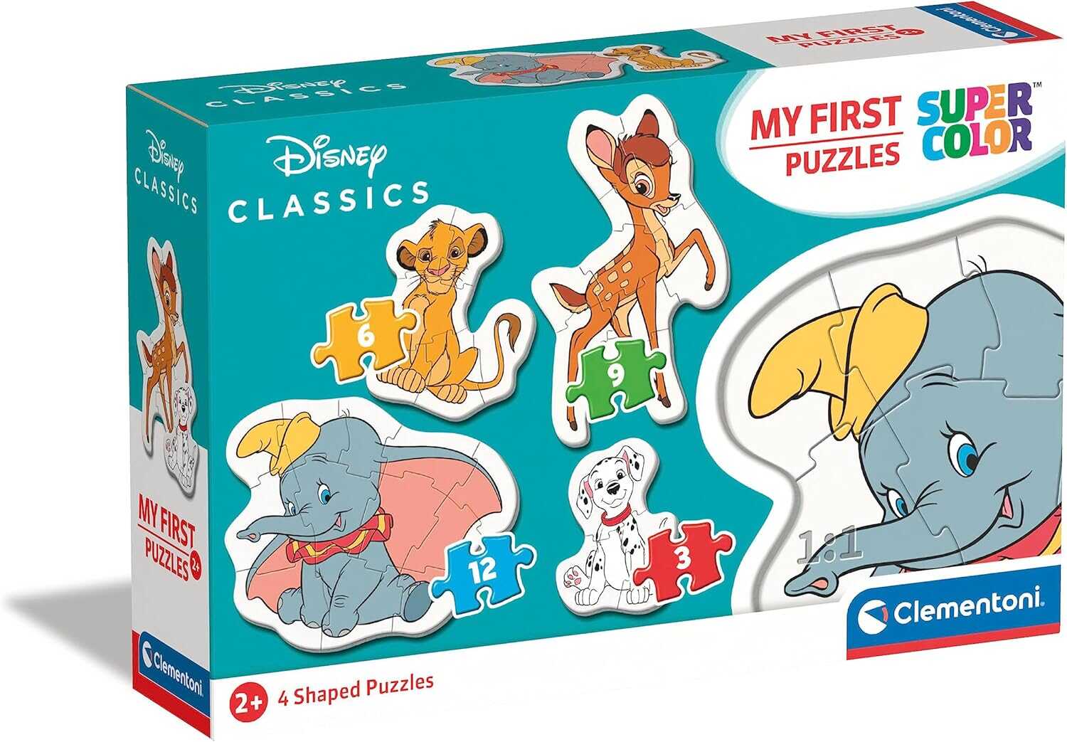 Set puzzle din carton progresiv Clementoni My First Puzzles Disney Classics 4 in 1 Set puzzle din carton progresiv Clementoni My First Puzzles Disney Classics 4 in 1