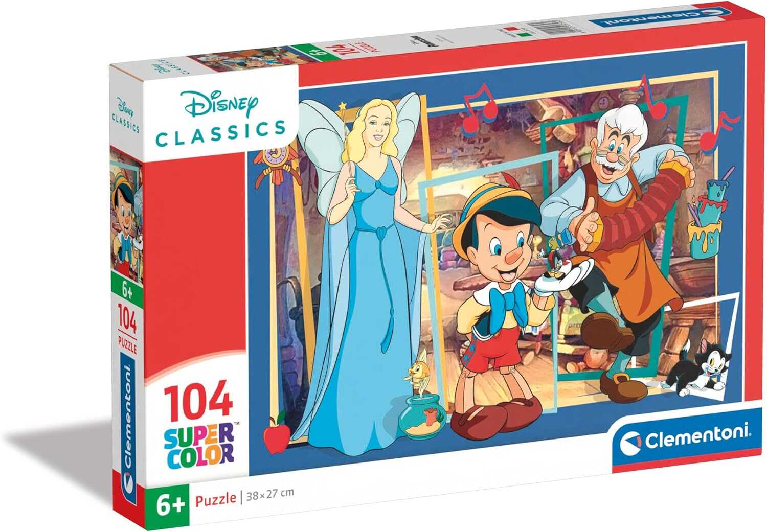 Puzzle 104 Piese - Pinocchio Puzzle 104 Piese - Pinocchio - imagine 1