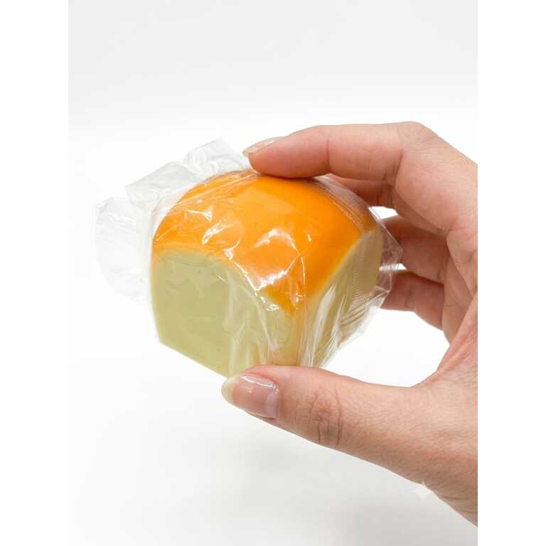 Jucarie antistres spuma Squishy forma cub de cascaval Cheese Squishy Toy
