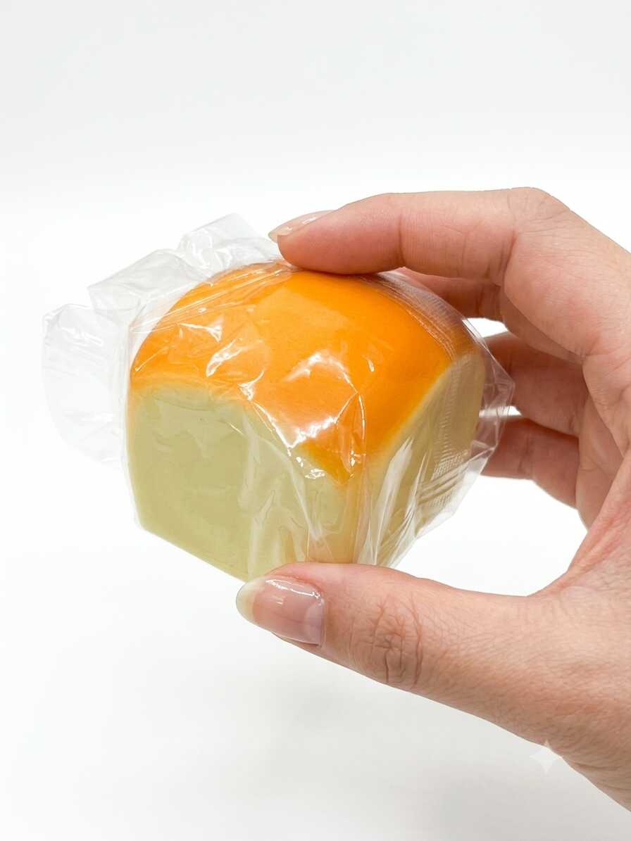 Jucarie antistres spuma Squishy forma cub de cascaval Cheese Squishy Toy Jucarie antistres spuma Squishy forma cub de cascaval Cheese Squishy Toy
