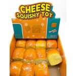 Jucarie antistres spuma Squishy forma cub de cascaval Cheese Squishy Toy