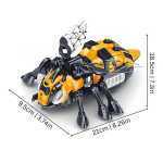 Jucărie interactivă Albină Robot Insect Bee cu lumini muzică și mișcare 21 cm