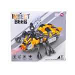 Jucărie interactivă Albină Robot Insect Bee cu lumini muzică și mișcare 21 cm - imagine 4