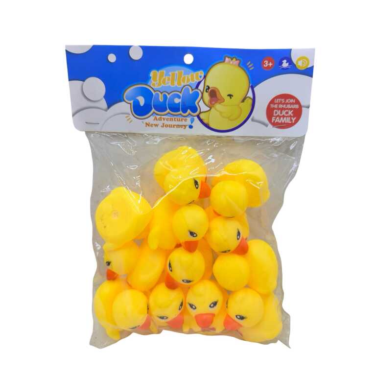Set 12 Rățuște Galbene pentru Baie Jucării de Apă pentru Copii