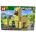 Set de construcție My World Alpaca cu personaj 271 piese mg2165c